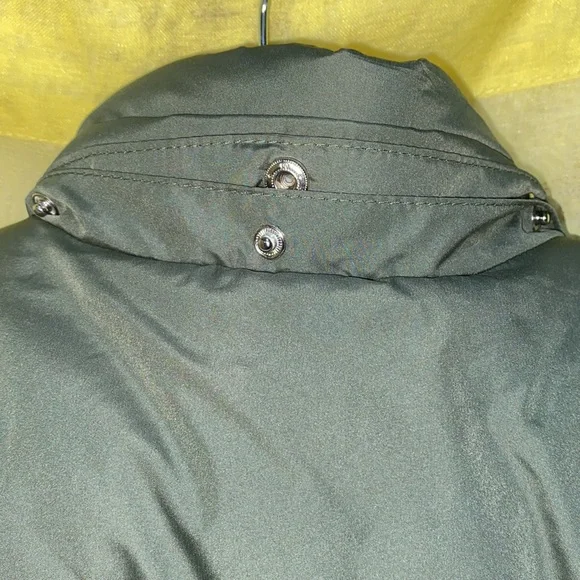 BOYS GAP KIDS COLD-CONTROL WATER RESISTANT OLIVE GREEN BOMBER JACKET SZ XL